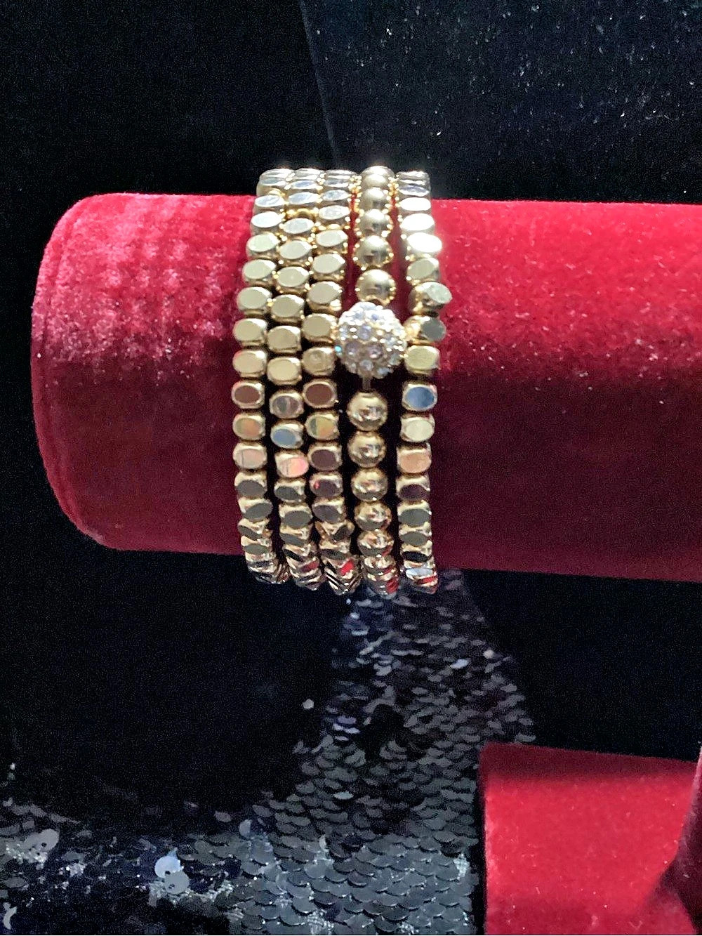 House of Harlow 1960 Gold-Tone Bracelet Stack NWOT
